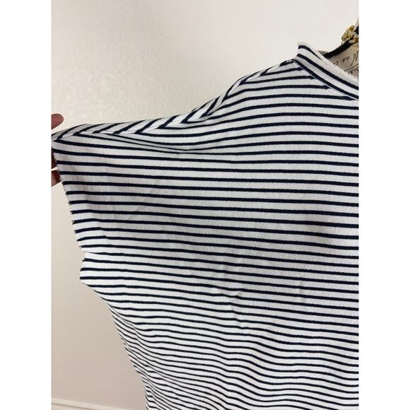 B38 Frank & Eileen Olive Original Capelet OS Striped French Chic Old Money - Picture 6 of 9